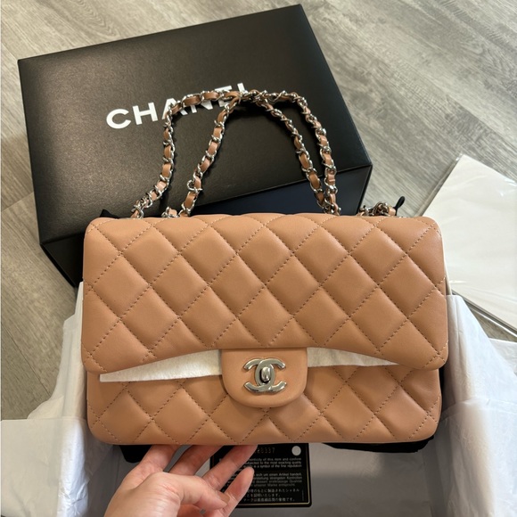 Brand New Chanel Medium Trio Classic Flap Bag - Picture 9 of 11